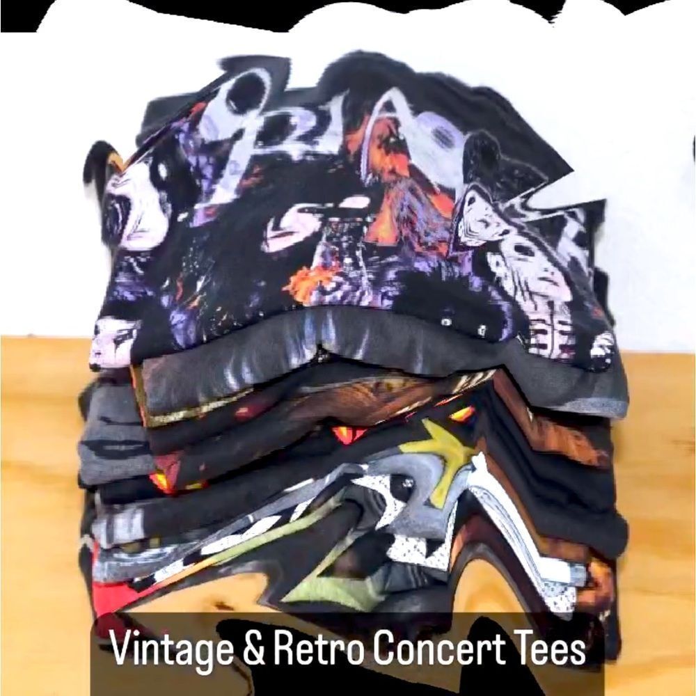Concert Shirts #1 🎸 LIVE AUCTION